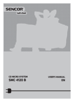 Sencor SMC 4120B - Owners manual 
